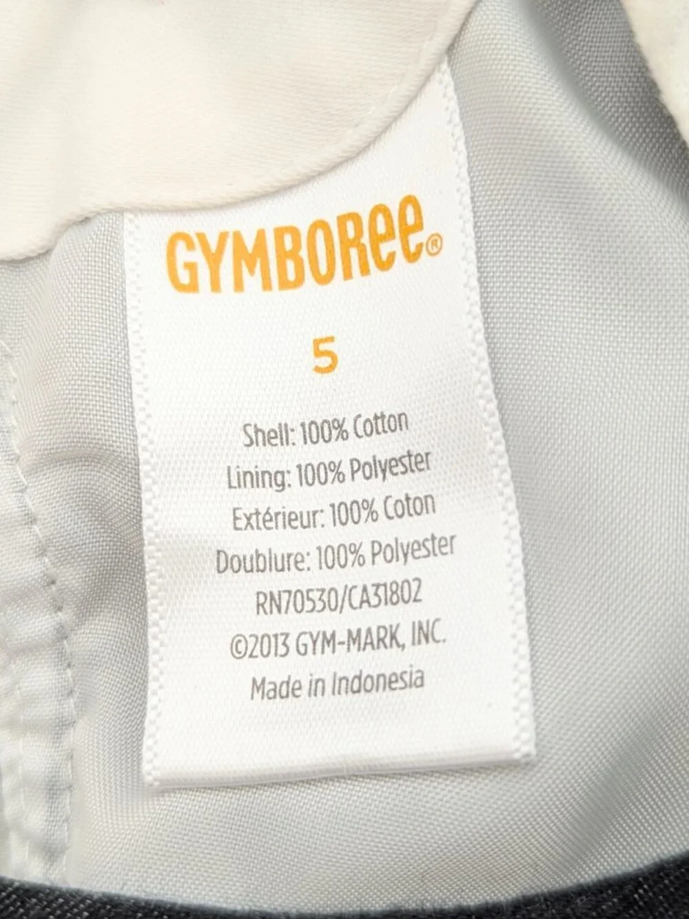 Gymboree Girls' (Size 5) Short- Sleeve Wide-Striped Party Dress w/Back Pink Bow